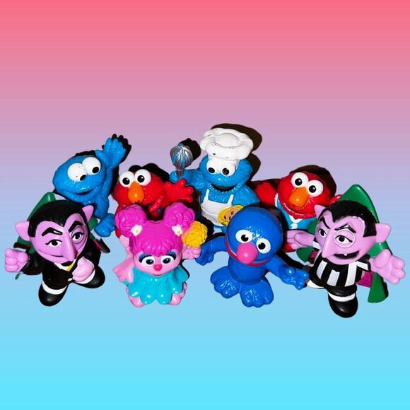 Playskool Sesame Street Deluxe Figure Set Lot #2 B1 - Picture 1 of 2